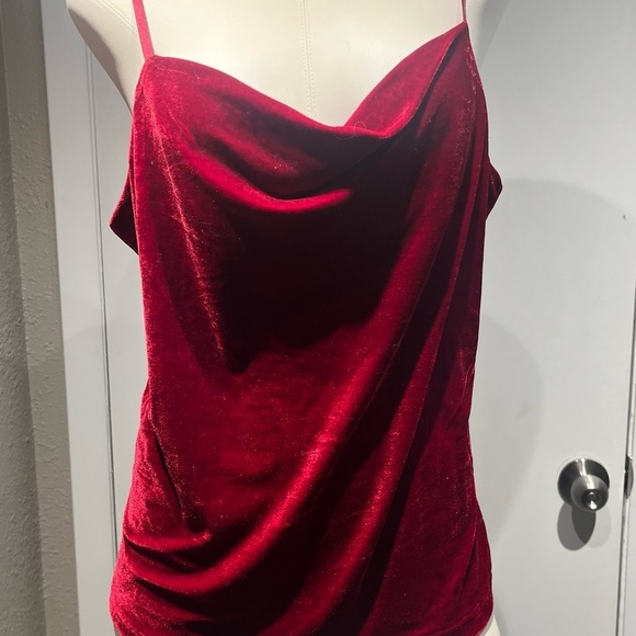 Paparazzi Red Asymmetrical Fitted Camisole - Picture 2 of 12